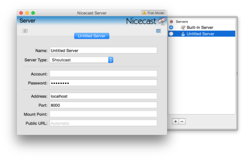 Nicecast New Server Window.png